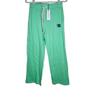 NEW Ugg XS Keyla Pant Green Lounge Sweatpant Cozy Comfort Casual Soft